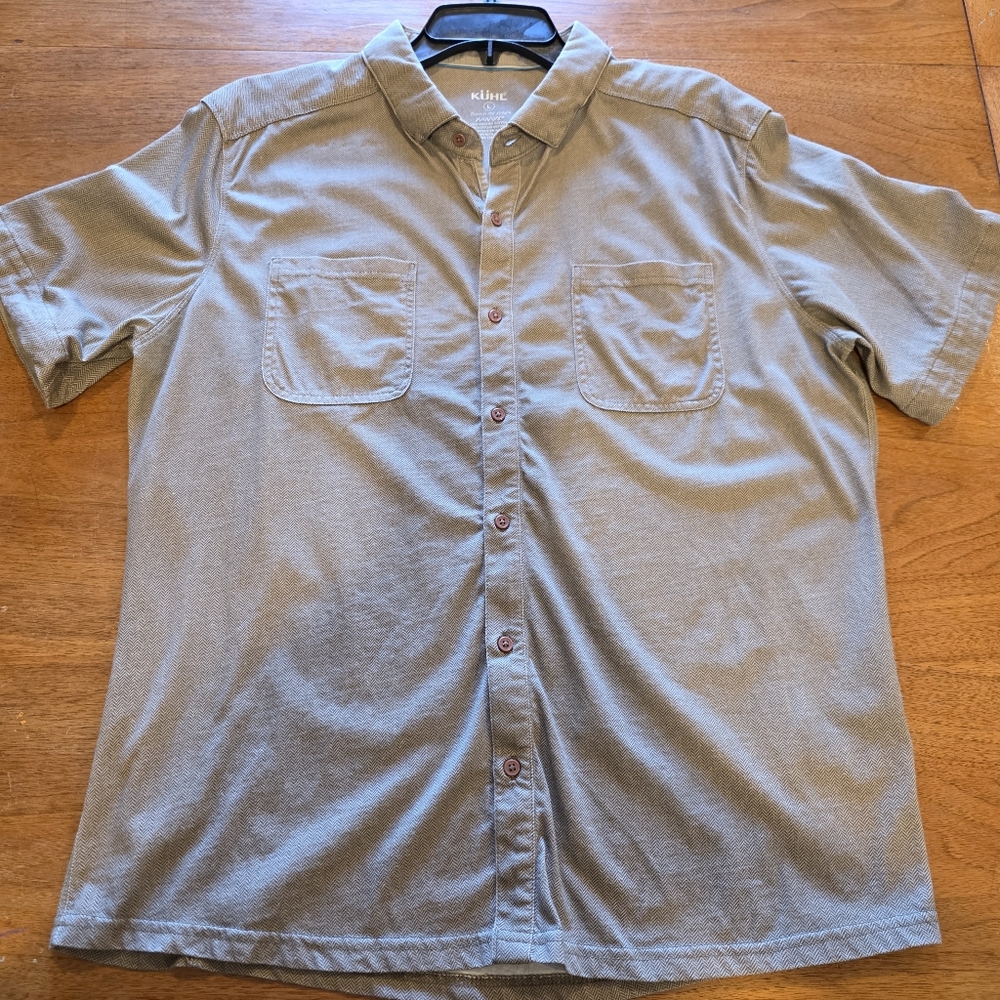 Men's Green Kuhl Short Sleeve Shirt